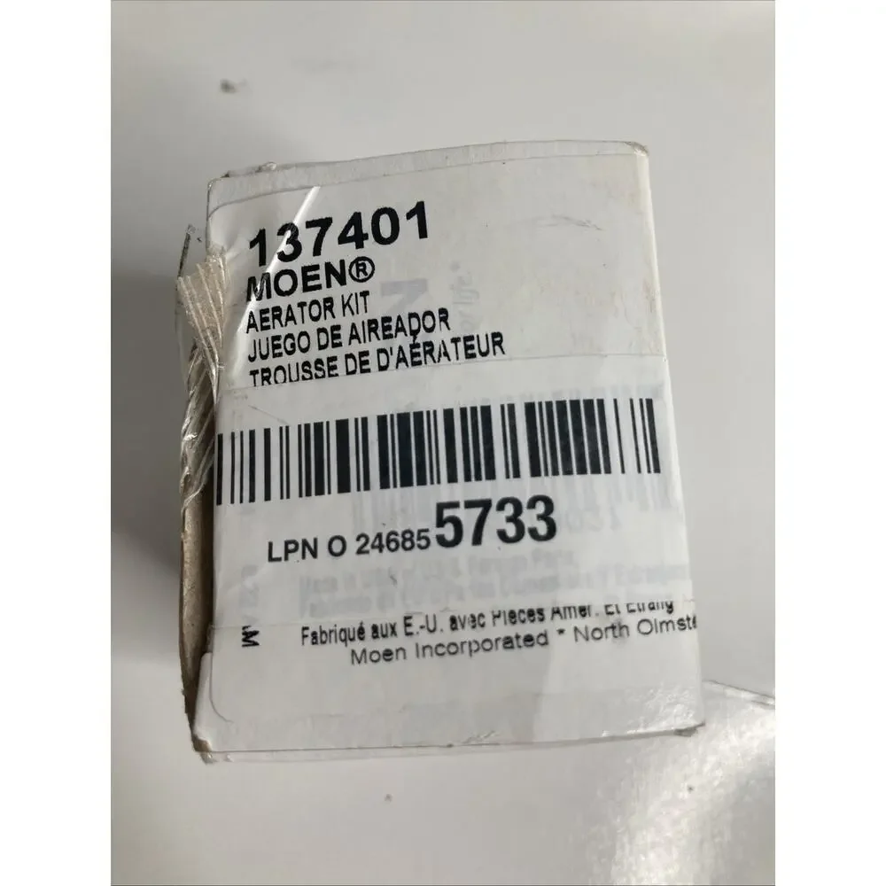 Moen 137401 Eco-Performance Aerator Flow Restrictor Service Kit for Rothbury